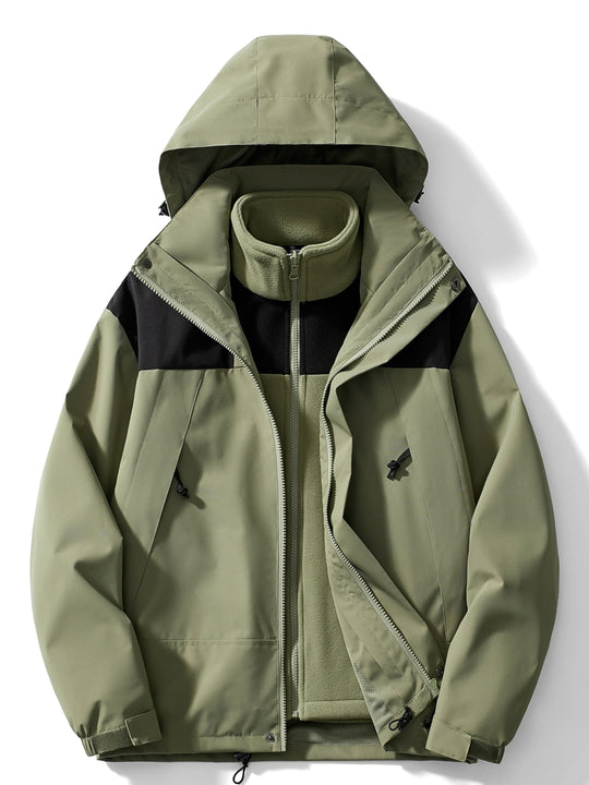 Damen Wintermantel 3-in-1 mit Kapuze 0