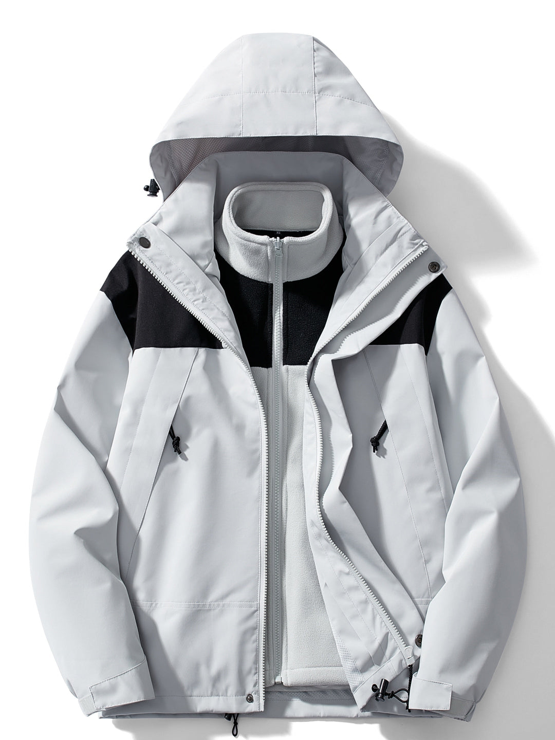 Damen Wintermantel 3-in-1 mit Kapuze 1