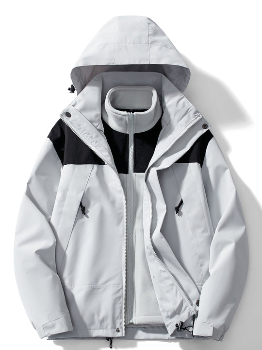 Damen Wintermantel 3-in-1 mit Kapuze 1
