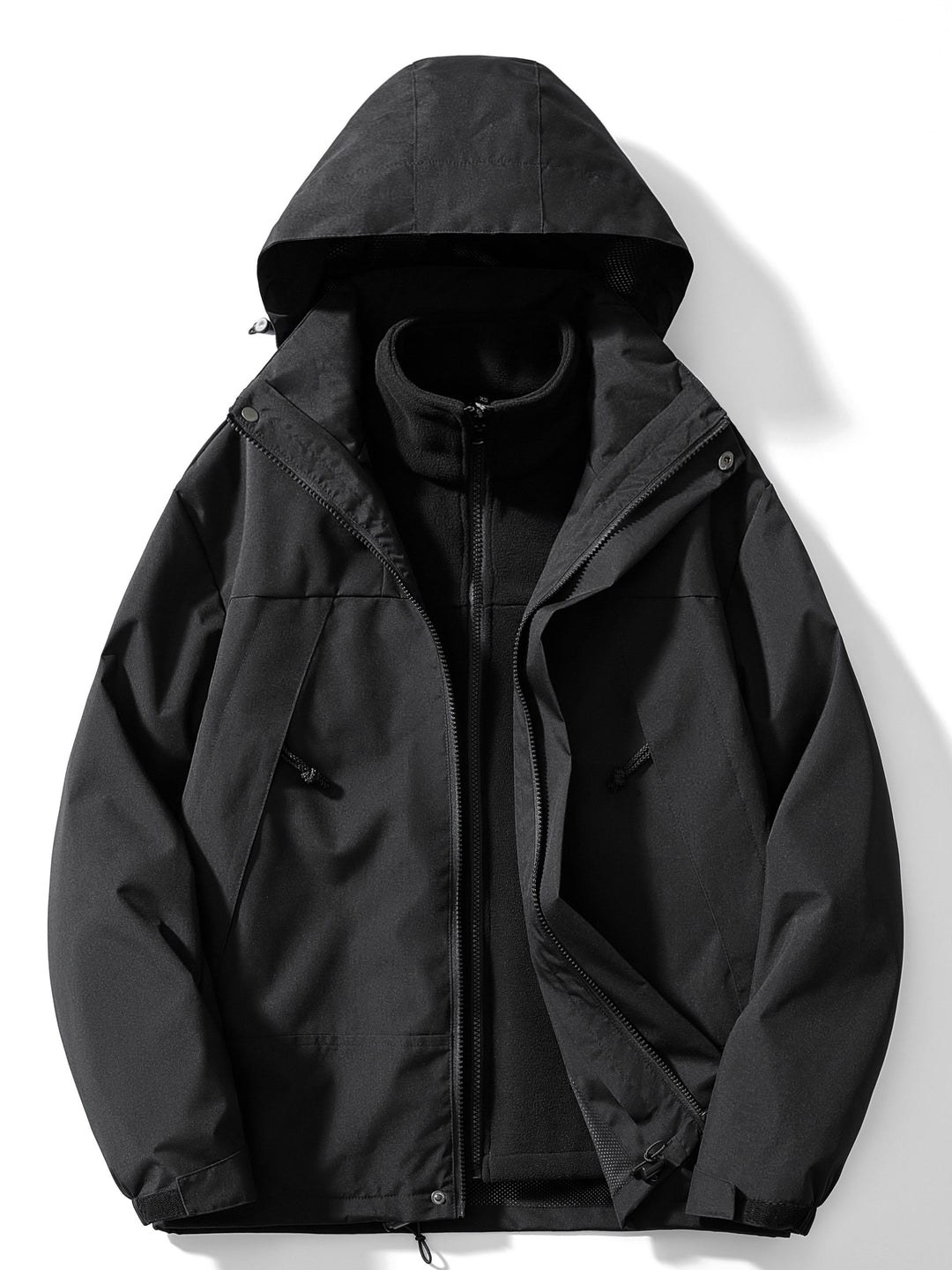 Damen Wintermantel 3-in-1 mit Kapuze 4