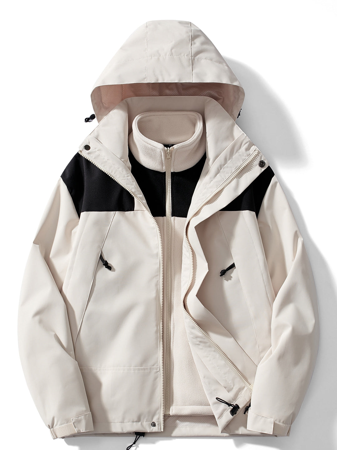 Damen Wintermantel 3-in-1 mit Kapuze 5