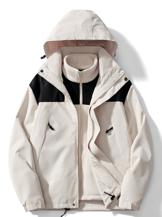 Damen Wintermantel 3-in-1 mit Kapuze 5