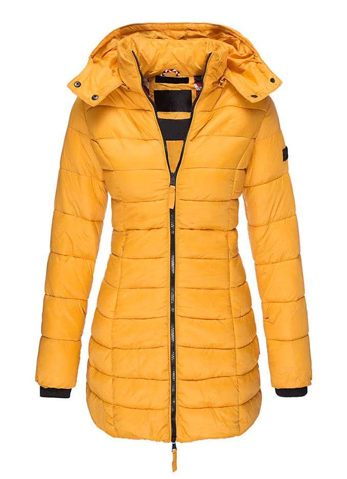 Damen Wintermantel mit Tailliertem Design 0