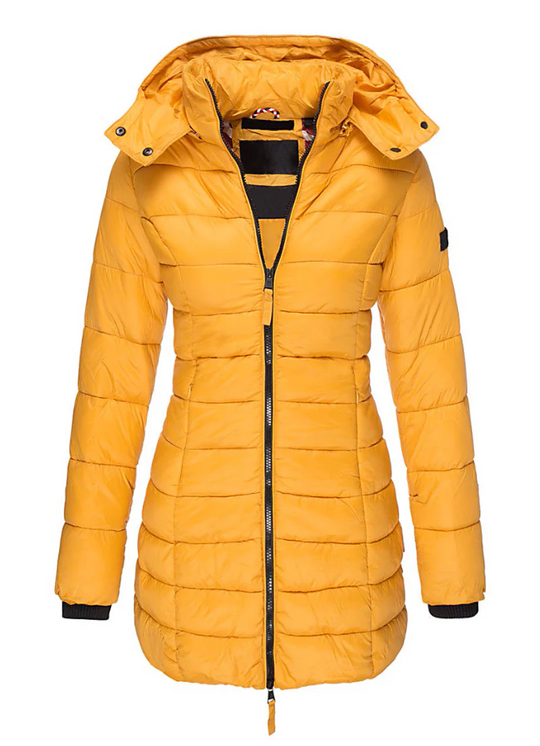 Damen Wintermantel mit Tailliertem Design 0