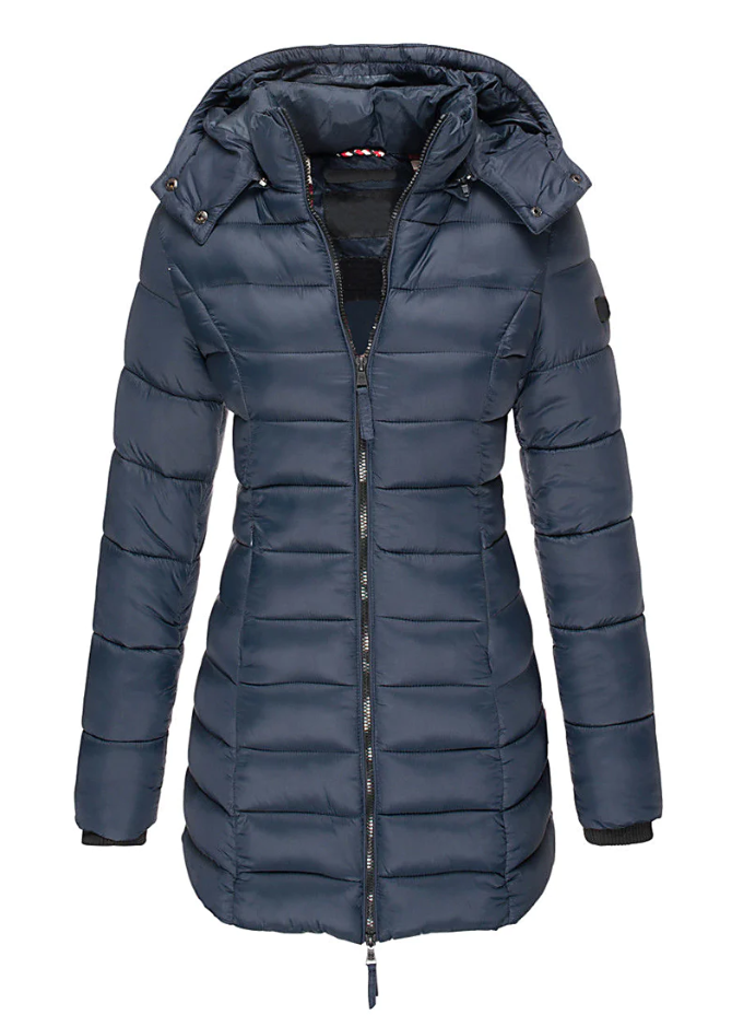 Damen Wintermantel mit Tailliertem Design 1