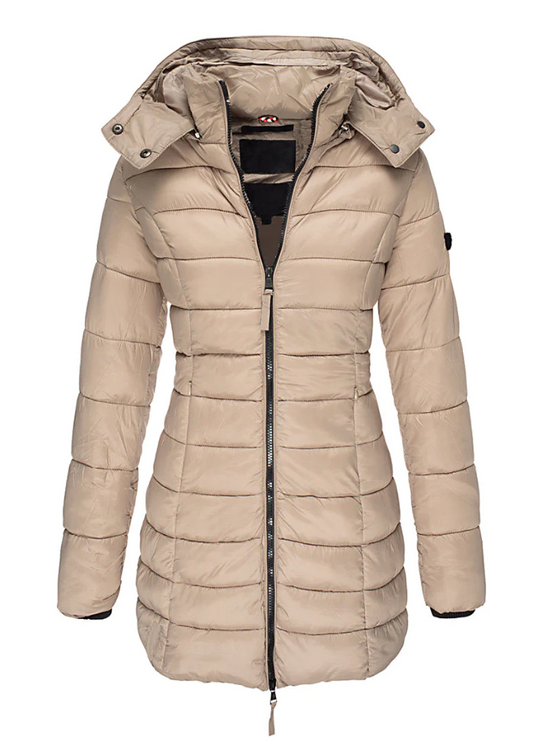 Damen Wintermantel mit Tailliertem Design 2