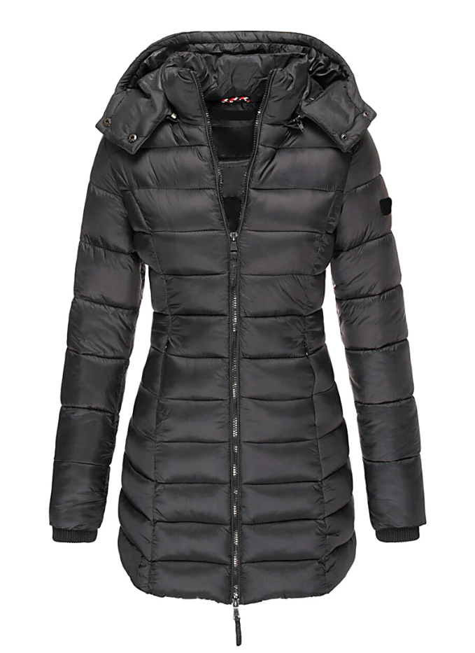 Damen Wintermantel mit Tailliertem Design 3