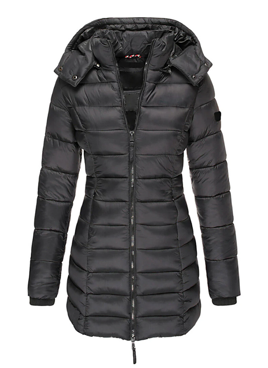 Damen Wintermantel mit Tailliertem Design 3