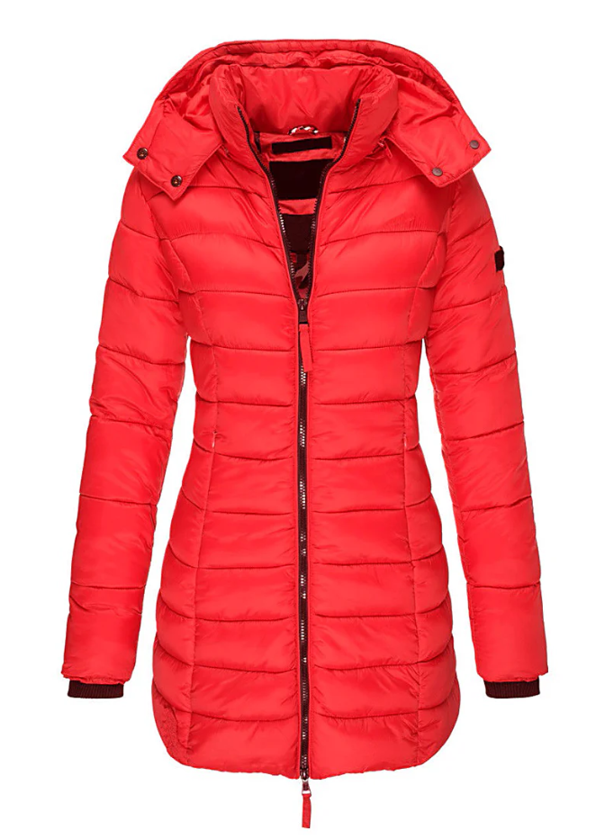 Damen Wintermantel mit Tailliertem Design 4