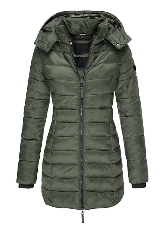 Damen Wintermantel mit Tailliertem Design 5