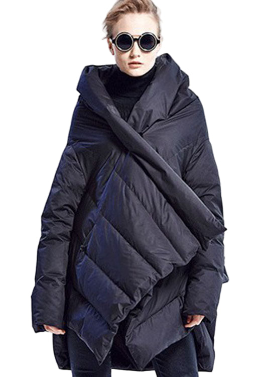 Damen Wintermantel mit asymmetrischem Design 0