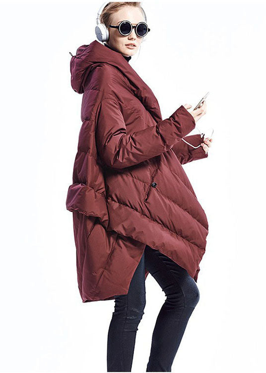 Damen Wintermantel mit asymmetrischem Design 4