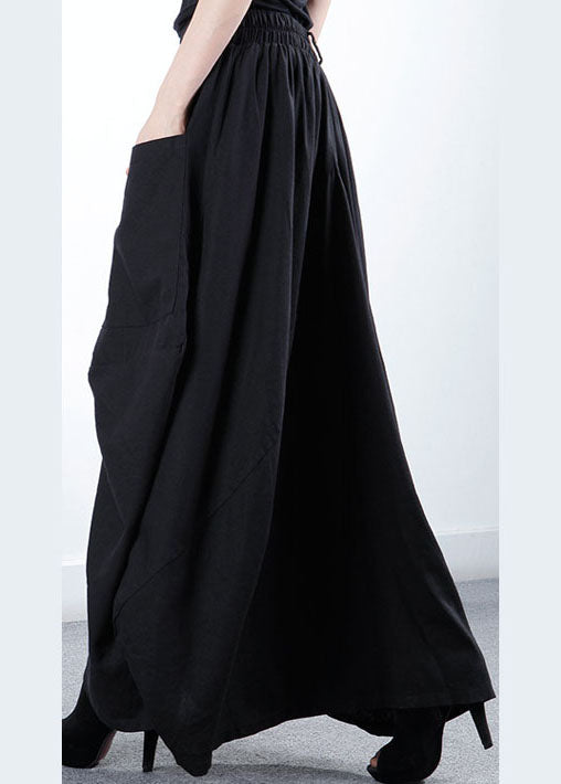 Damen Winterrock Asymmetrisches Patchwork-Design 2