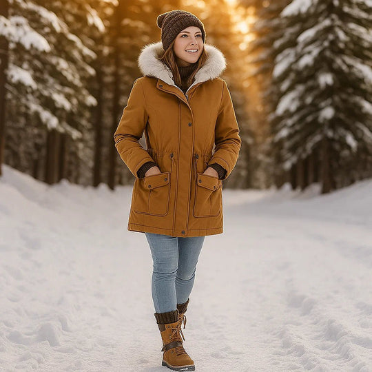 Damen Winterstiefel Wasserdicht mit Isolierfutter für kalte Tage 1