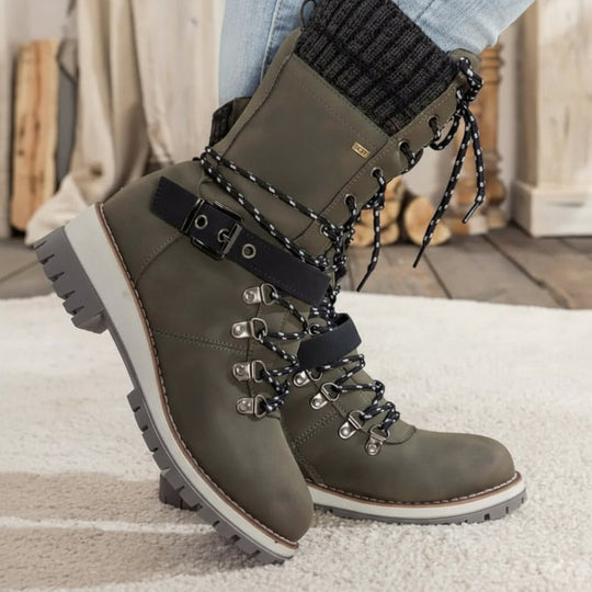 Damen Winterstiefel Wasserdicht mit Isolierfutter für kalte Tage 7