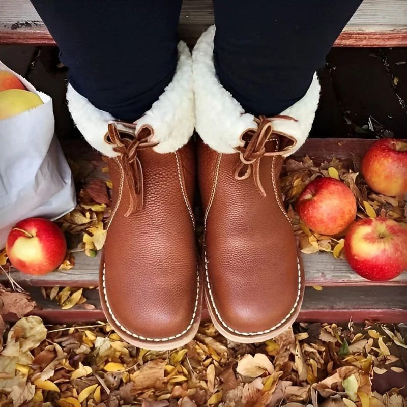 Damen Winterstiefel Wasserdicht mit Wollfutter 7