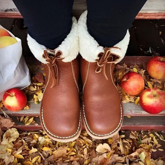 Damen Winterstiefel Wasserdicht mit Wollfutter 7