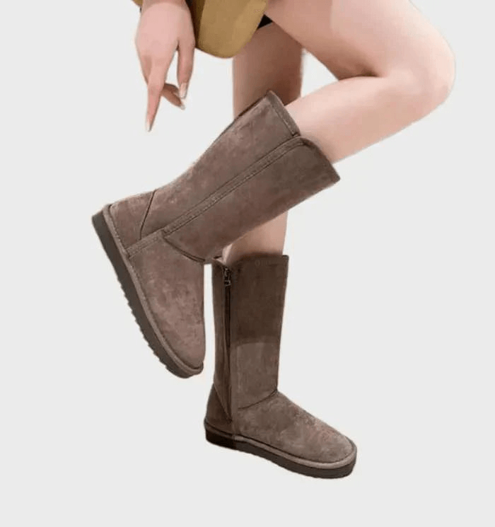 Damen Winterstiefel mit Reißverschluss 2