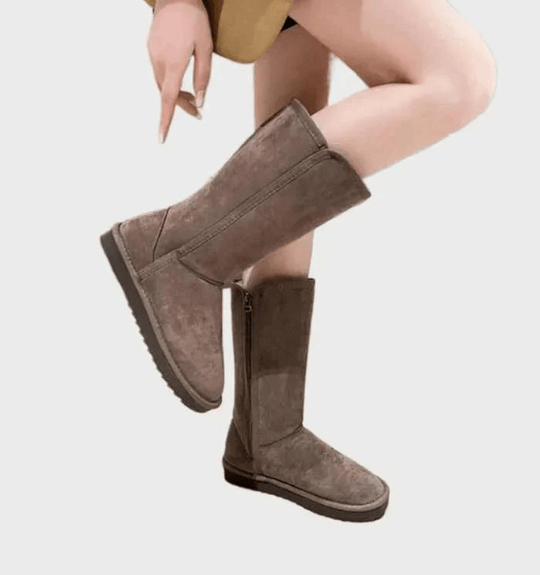 Damen Winterstiefel mit Reißverschluss 2