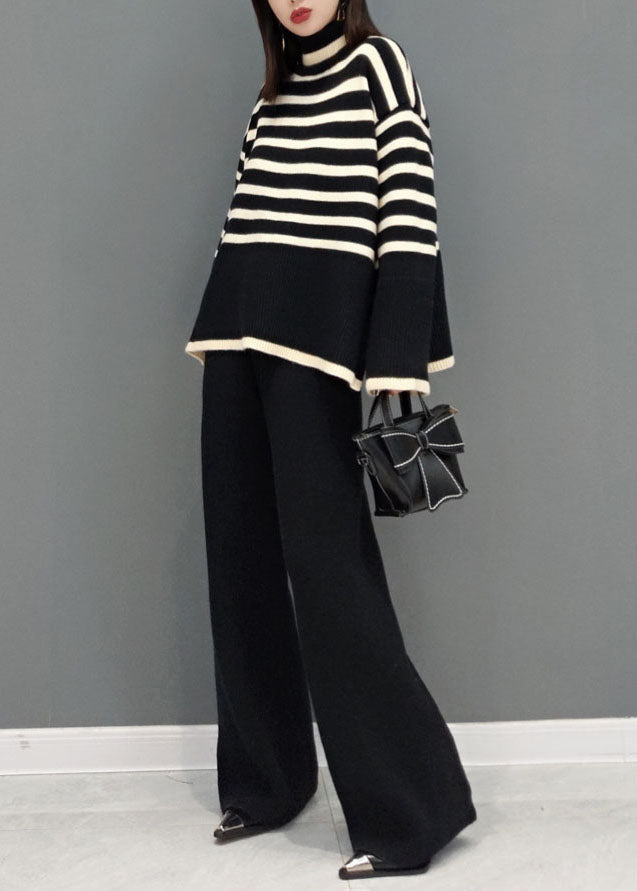 Damen Zweiteiliges Anzug-Set mit Rollkragenpullover 2