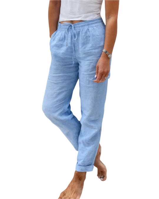Damenhose, leicht, locker geschnitten, Sommerstil 0