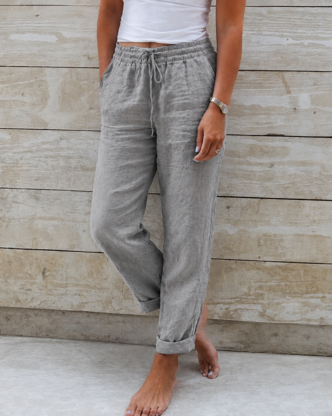 Damenhose, leicht, locker geschnitten, Sommerstil 3