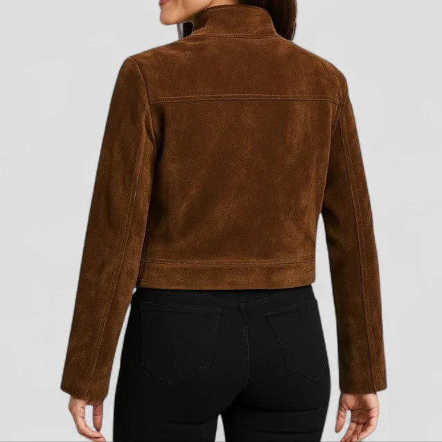 Damenjacke Mit Reißverschluss Modern Geschnitten 1