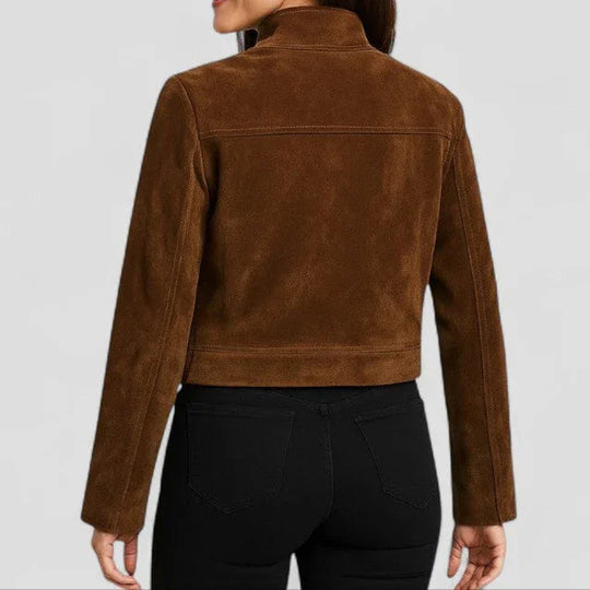 Damenjacke Mit Reißverschluss Modern Geschnitten 1