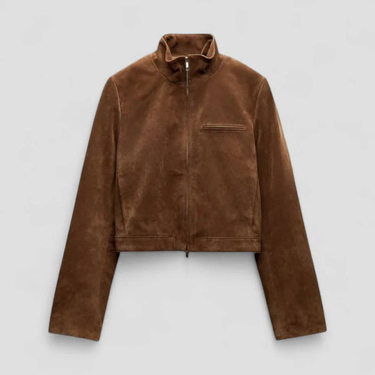 Damenjacke Mit Reißverschluss Modern Geschnitten 2