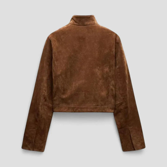 Damenjacke Mit Reißverschluss Modern Geschnitten 3