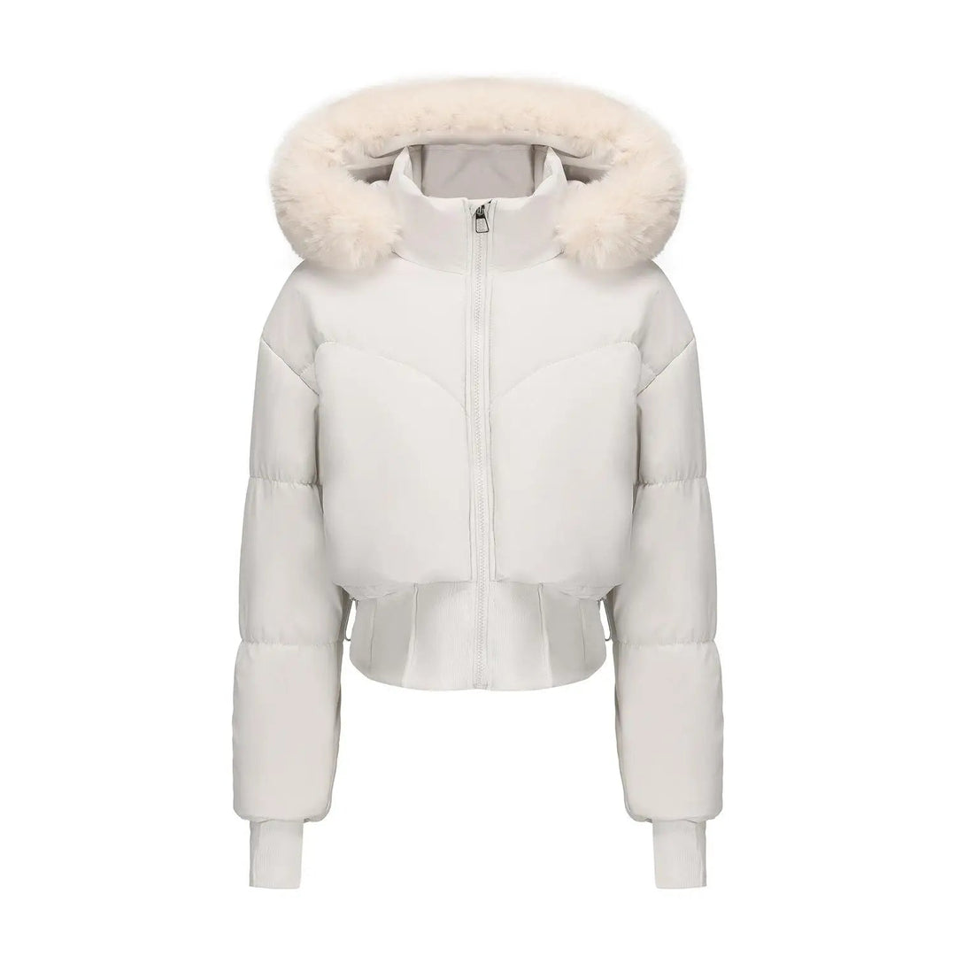Damenjacke Winter mit Kapuze und Steppdesign 0