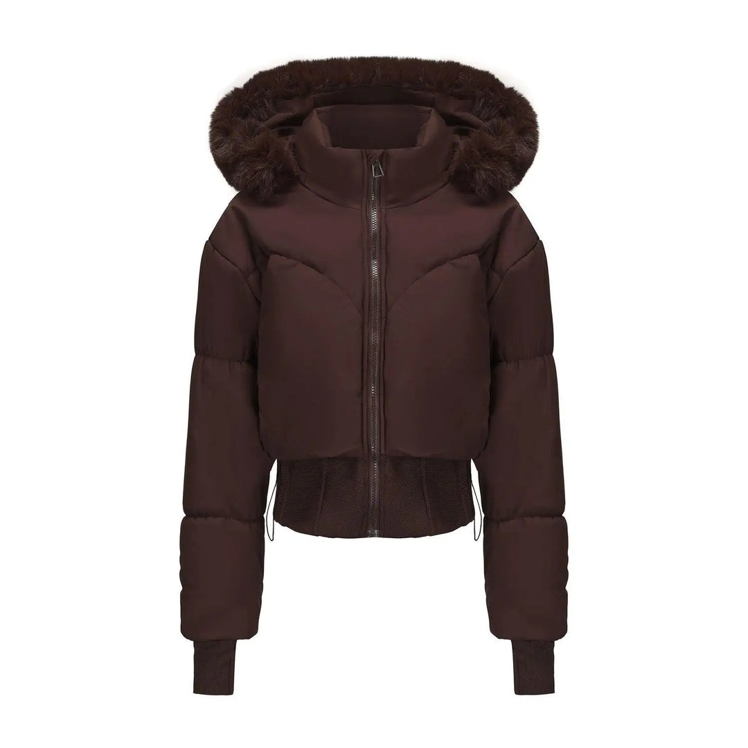 Damenjacke Winter mit Kapuze und Steppdesign 7