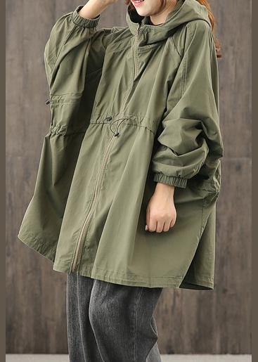 Damenmantel Mit Kapuze Und Reißverschluss Für Winter - Langer, Modischer Stil 2