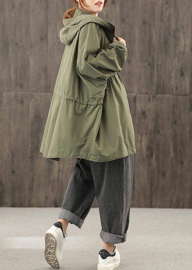 Damenmantel Mit Kapuze Und Reißverschluss Für Winter - Langer, Modischer Stil 3