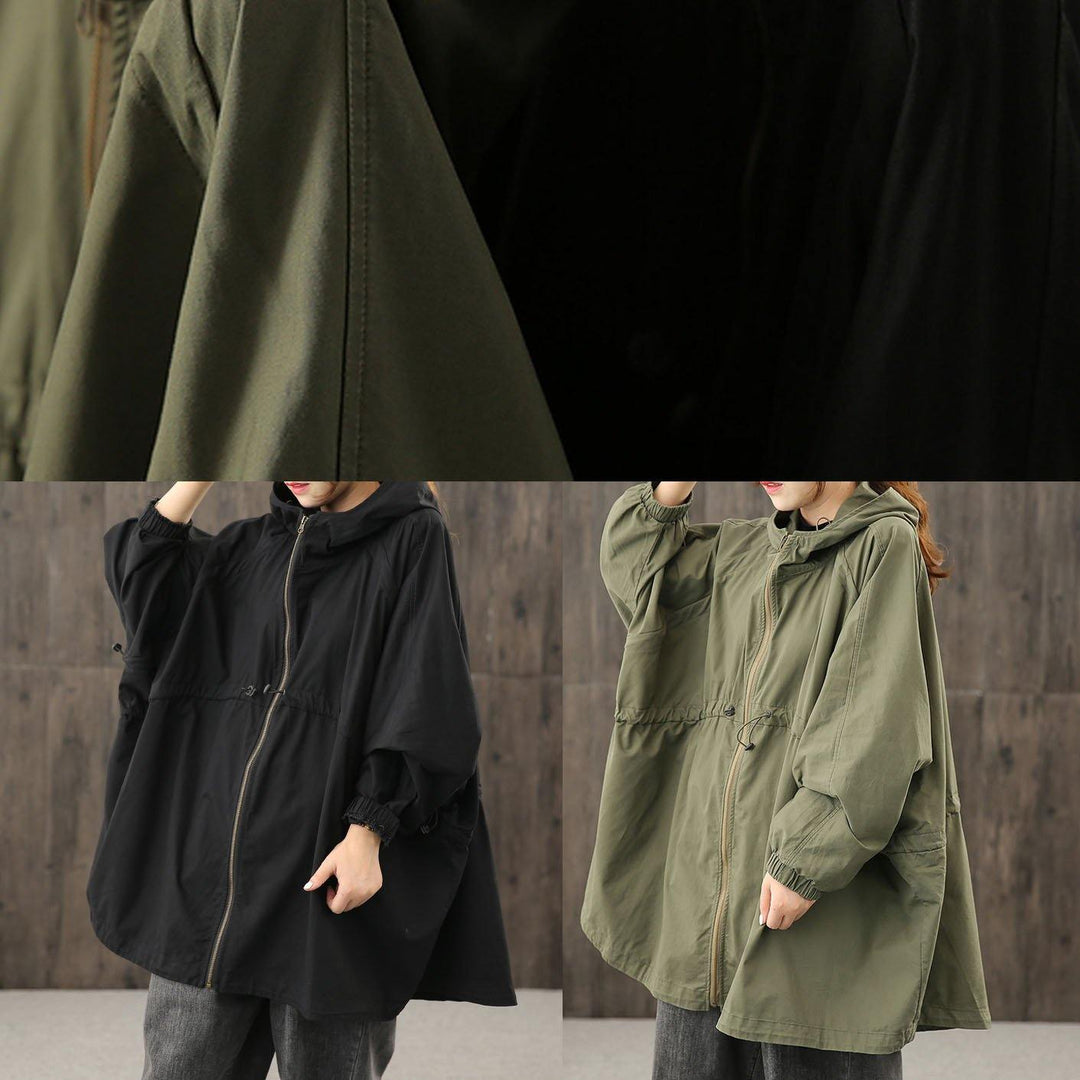Damenmantel Mit Kapuze Und Reißverschluss Für Winter - Langer, Modischer Stil 4