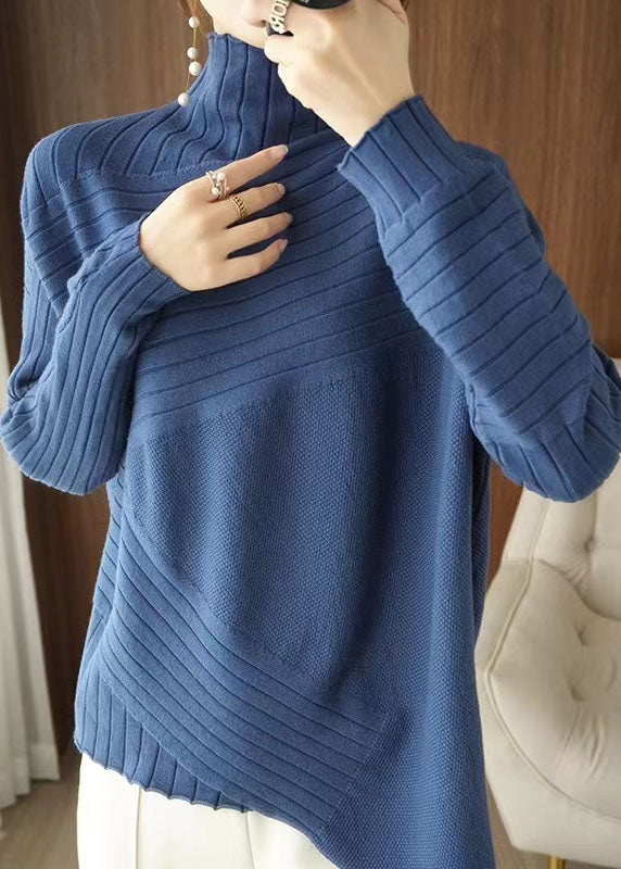 Damenpullover Asymmetrisch Lässig 0