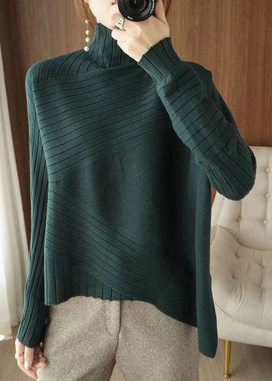 Damenpullover Asymmetrisch Lässig 4