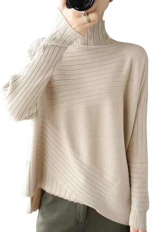 Damenpullover Asymmetrisch Lässig 6