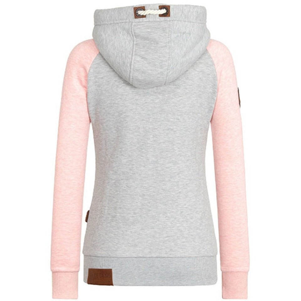 Damenpullover Mit Reißverschluss Und Kapuze Für Freizeit Und Übergangszeiten 2