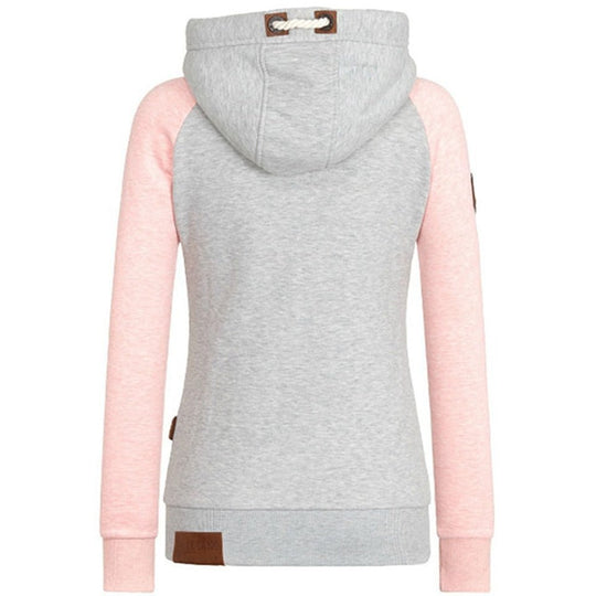 Damenpullover Mit Reißverschluss Und Kapuze Für Freizeit Und Übergangszeiten 2