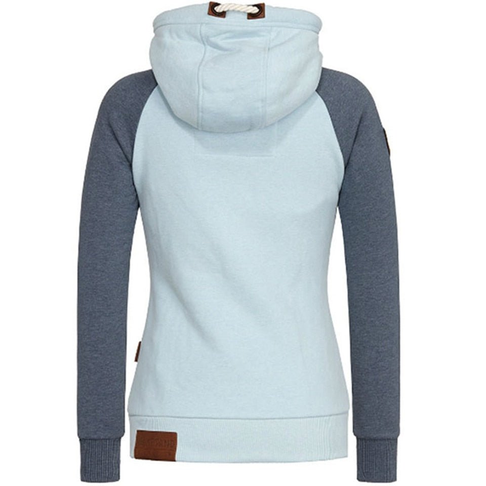 Damenpullover Mit Reißverschluss Und Kapuze Für Freizeit Und Übergangszeiten 3
