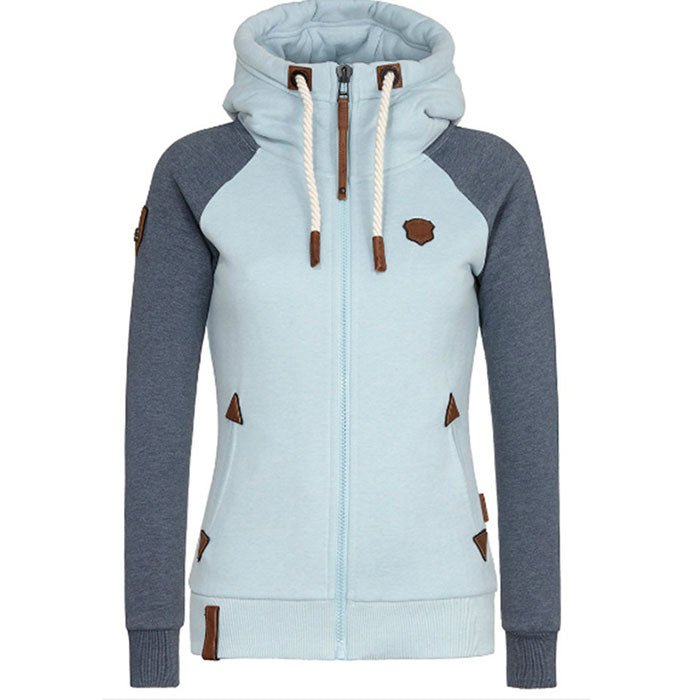 Damenpullover Mit Reißverschluss Und Kapuze Für Freizeit Und Übergangszeiten 5