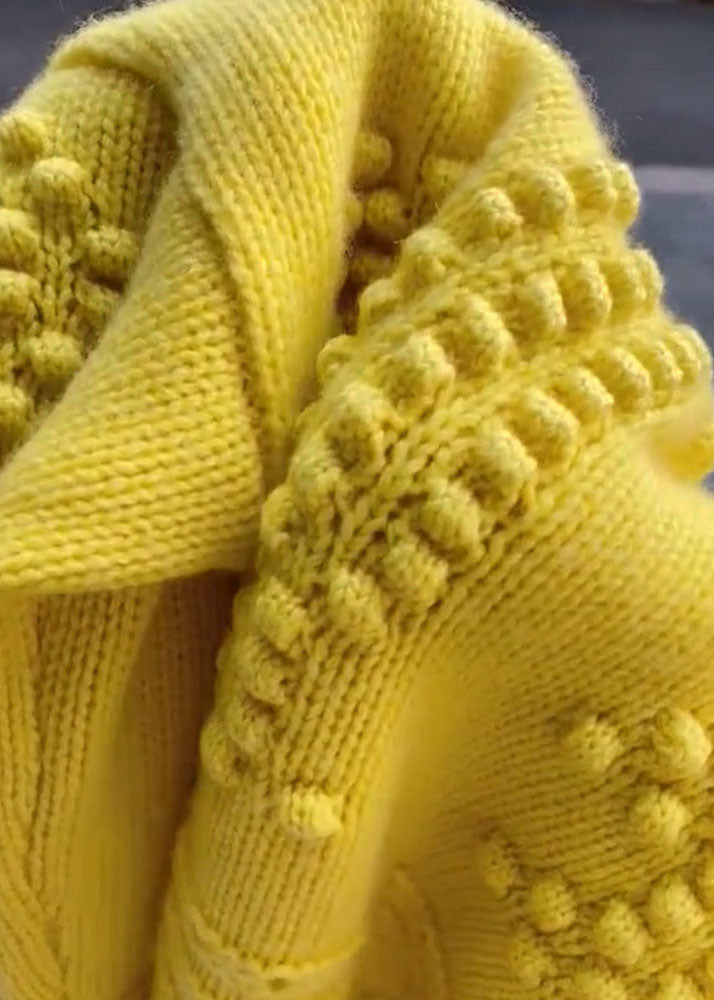Damenpullover O-Ausschnitt mit Knöpfen – Warmer Pullover für Herbst und Winter 4