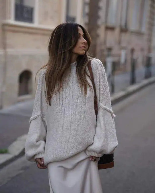 Damenpullover Oversize mit Stehkragen – Warme Pullover für kalte Tage 1