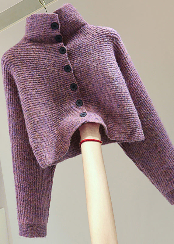 Damenpullover mit Rollkragen und Fledermausärmeln – Bequemer Strickpullover für jeden Anlass 1