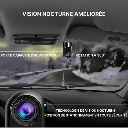 Dashcam Auto mit AI Parküberwachung und Fahrassistenzsystem 2