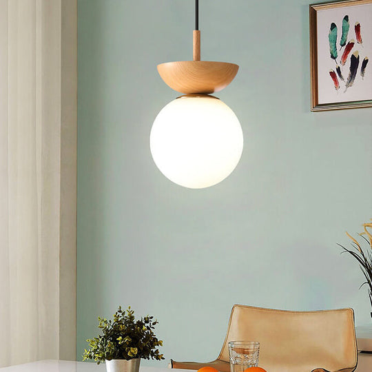 Deckenleuchte Japanisch Inspiriert Kugelförmig LED für Wohnzimmer Schlafzimmer Flur 7