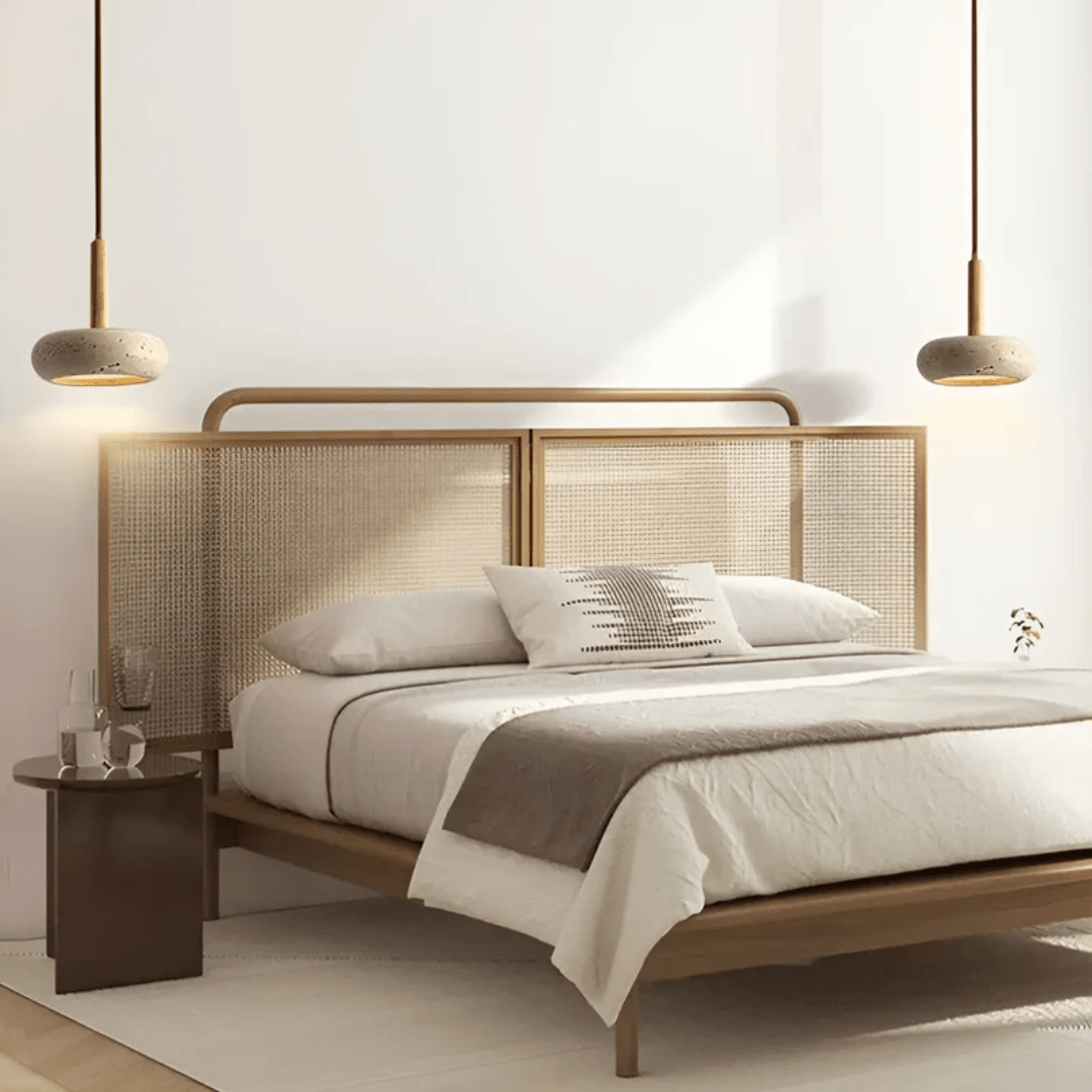 Deckenleuchte Retro Stil aus Holz 6