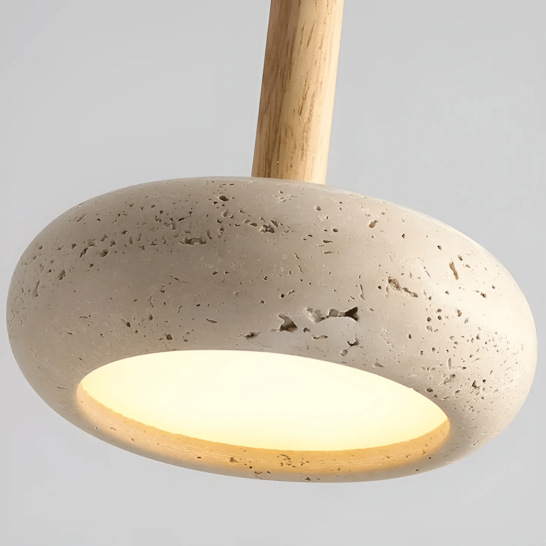 Deckenleuchte Retro Stil aus Holz 7