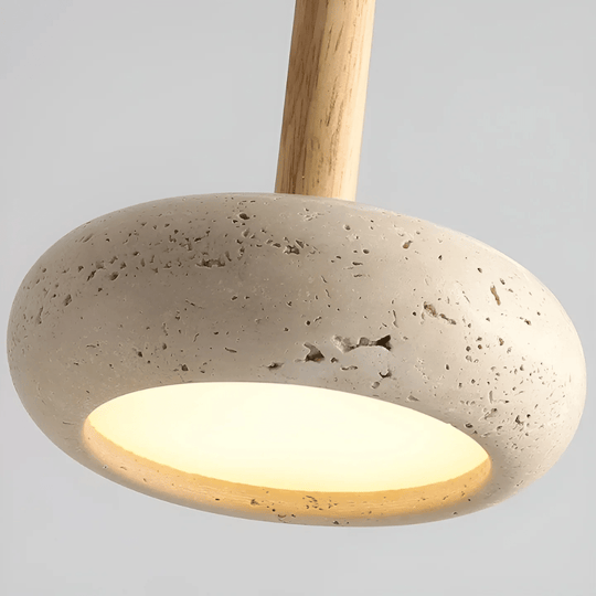Deckenleuchte Retro Stil aus Holz 7